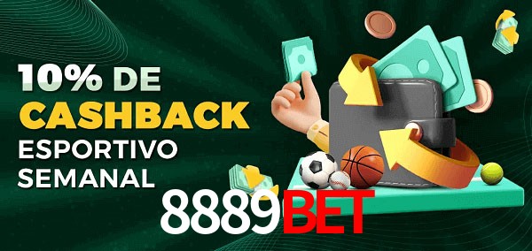 10% de bônus de cashback na 8889Bet